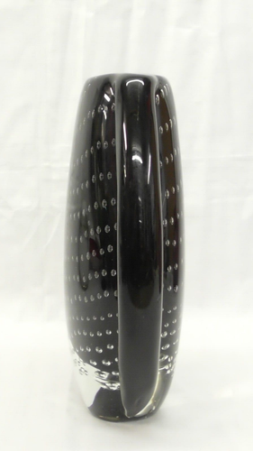 Julien MacDonald for Star by Debenhams Large Glass Black Bubble Controlled Vase - Picture 4 of 10