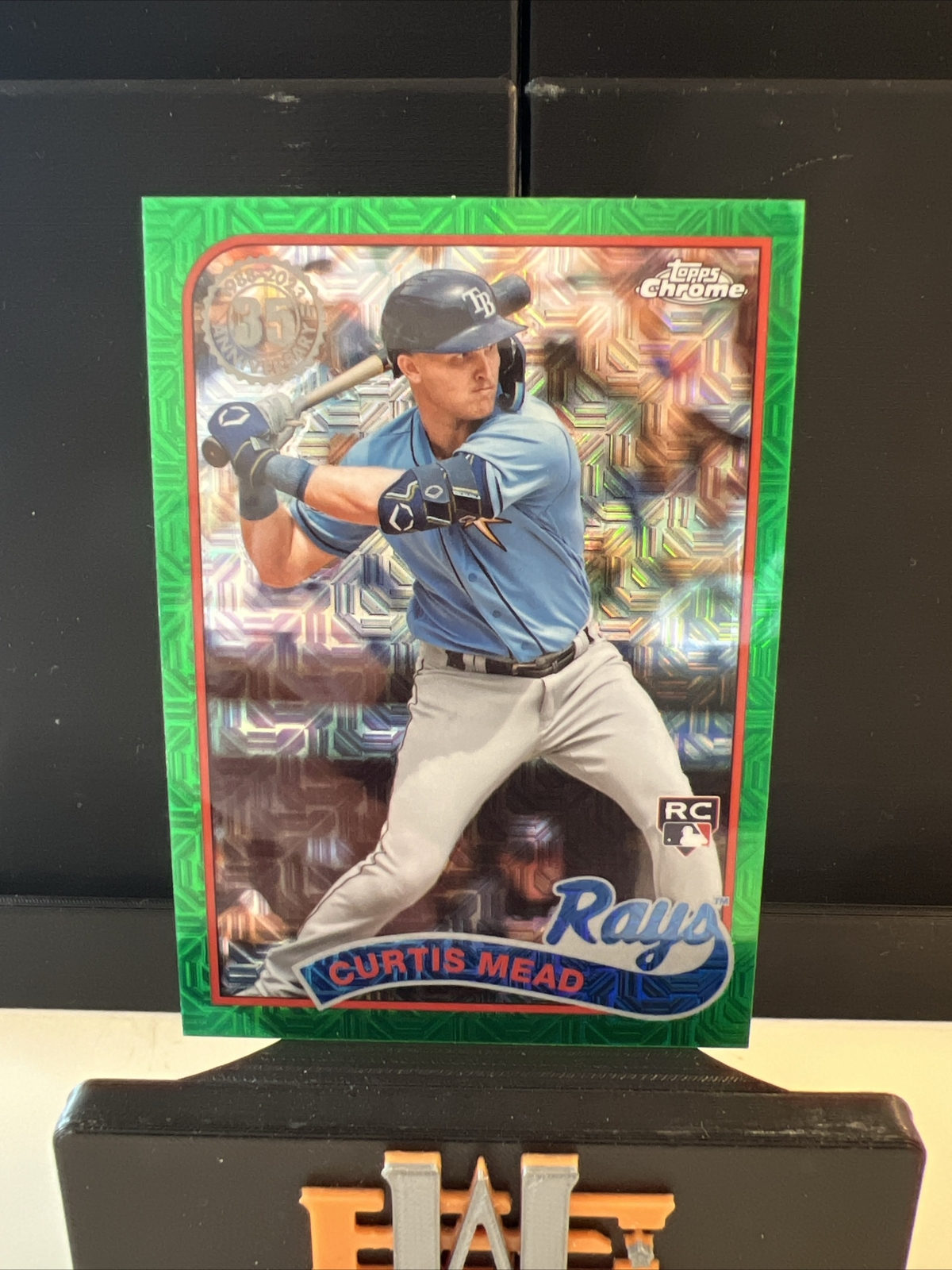 2024 Topps 1989 35th Chrome Silver Pack Curtis Mead Green Refractor /99 RC