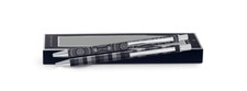 Vera Bradley Pen and Pencil Set in Black Bandana Medallion Brand New in Box