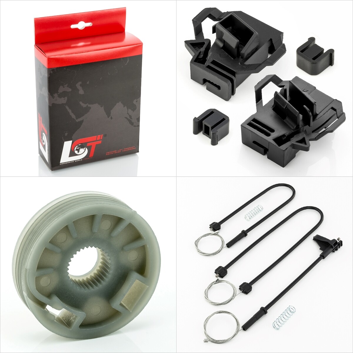 Window Regulator Repair Kit Front Right - for SEAT CORDOBA 6K 93-99