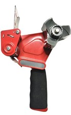 Red Scotch 3M Heavy Duty Hand Held Packing Tape Dispenser Gun for 2 Tape Roll