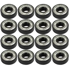 Amphetamine Inline Skate Speed Bearings Set of 16 Pre-Lubricated Ceramic Silver