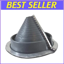 Gray EPDM Flexible Pipe Flashing Boot for 2" to 7-1/4" Pipe Sizes - Durable Seal