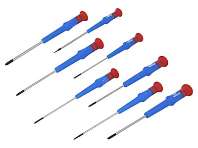 32218MR Set: Screwdriver Qty: 8 Precision Flat KING TONY