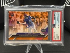 DJ Lagway Sticker Auto - 3/5 Orange Parallel - Bowman U - Florida Gators PSA 10