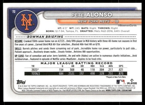2024 Bowman Paper Prospects RCs & Vets BP1-150 1-100 You Pick - Choose Your Card - Picture 362 of 418