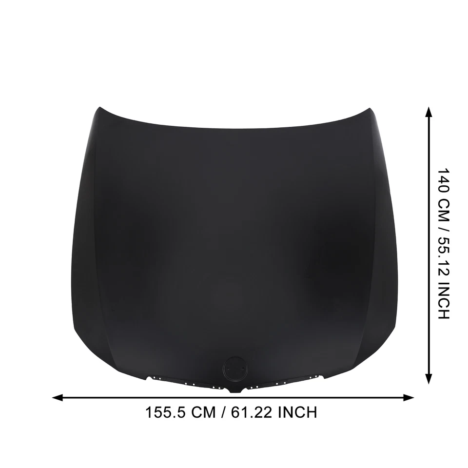 For BMW E90 328i Hood Panel Primed Steel Foto 3 de 4