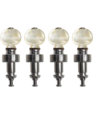 Golden Gate P-130 Deluxe Pancake Planetary Banjo Tuners Nickel - Set of 4