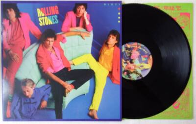 THE ROLLING STONES Dirty Work LP Vinyl 1986 Keith Richards Mick Jagger * TOP