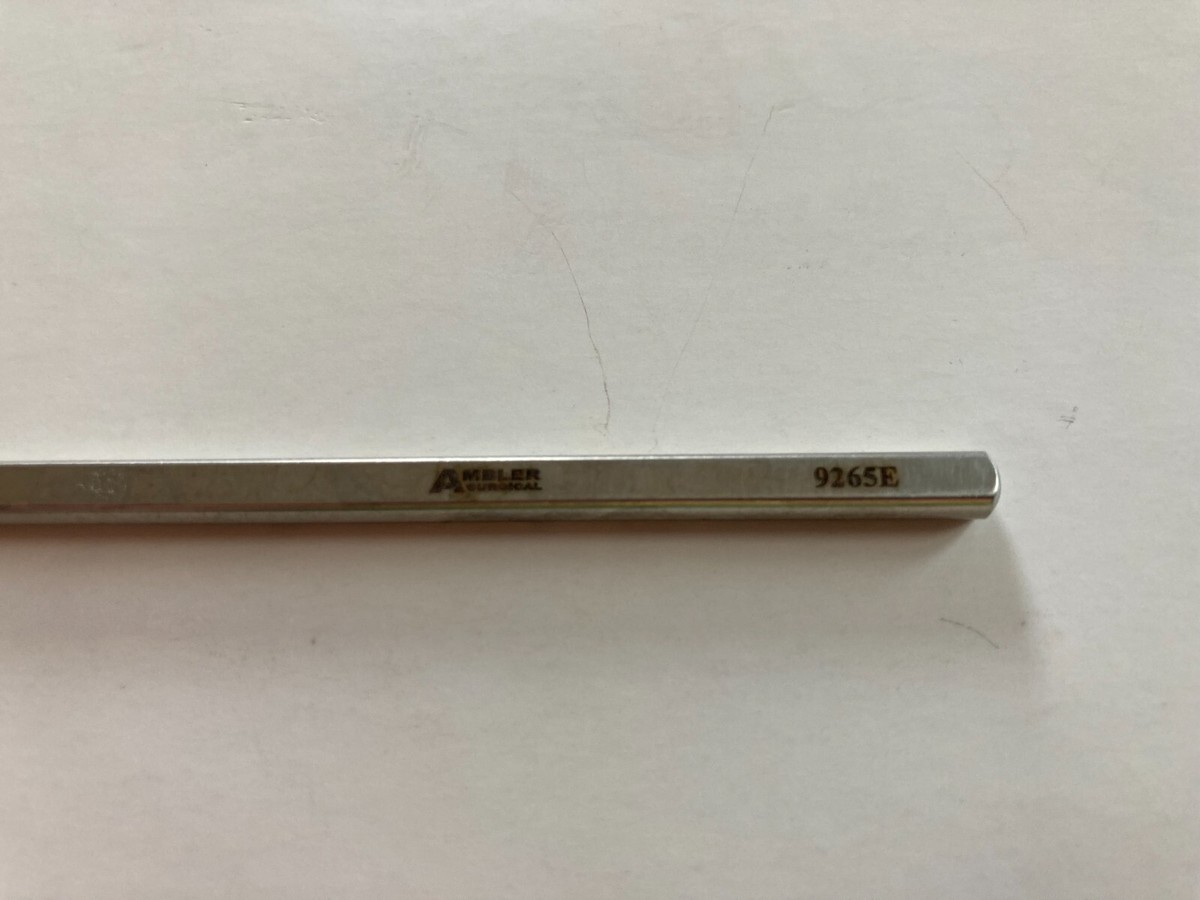 Ambler Sinskey Lens Manipulating Hook Straight Shaft Blunt Tip