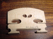 VINTAGE AUBERT VIOLIN BRIDGE NOS OLD "CURED" FROM THE 1960S