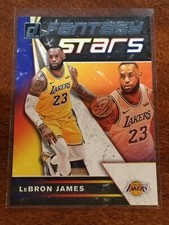 LEBRON JAMES 2019-20 Panini Donruss Basketball Fantasy Stars Insert #4 Lakers