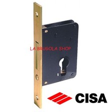 SERRATURA CISA 52310 DI SICUREZZA X PORTA PORTE LEGNO A CILINDRO EUROPEO 