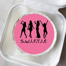 Swiftie Edible Cake Topper, Taylor Swift Cupcake Toppers