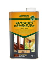 Barrettine Wood Protective Treatment / Woodworm Killer - 1L,2.5L,5L FENCE  