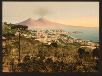 8'' x 10'' And Mount Vesuvius I, Milan, i.e. Naples), Italy
