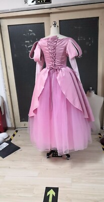 Adult The Little Mermaid Princess Ariel pink gown tulle Dress costume  cosplay | eBay