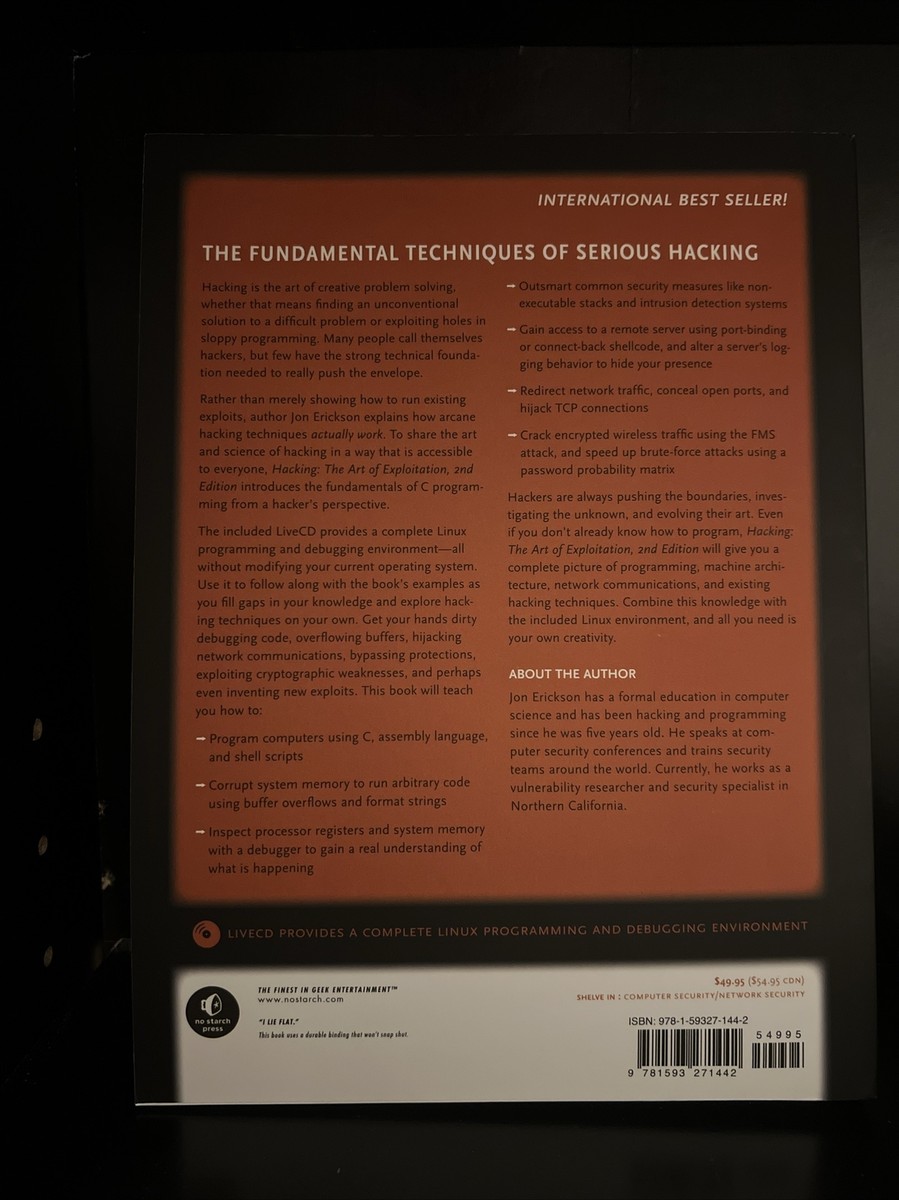 Hacking: the Art of Exploitation, 2nd Edition by Jon Erickson