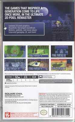 Final Fantasy I-VI Pixel Remaster Collection 1-6 - Nintendo Switch