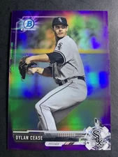 2017 Bowman Draft Dylan Cease BDC-136 Chrome Purple Refractor 197/250 White Sox