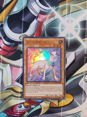 Yugioh! Crystal Beast Amethyst Cat - BLCR-EN048 - Ultra Rare - 1st Ed - NM - MT