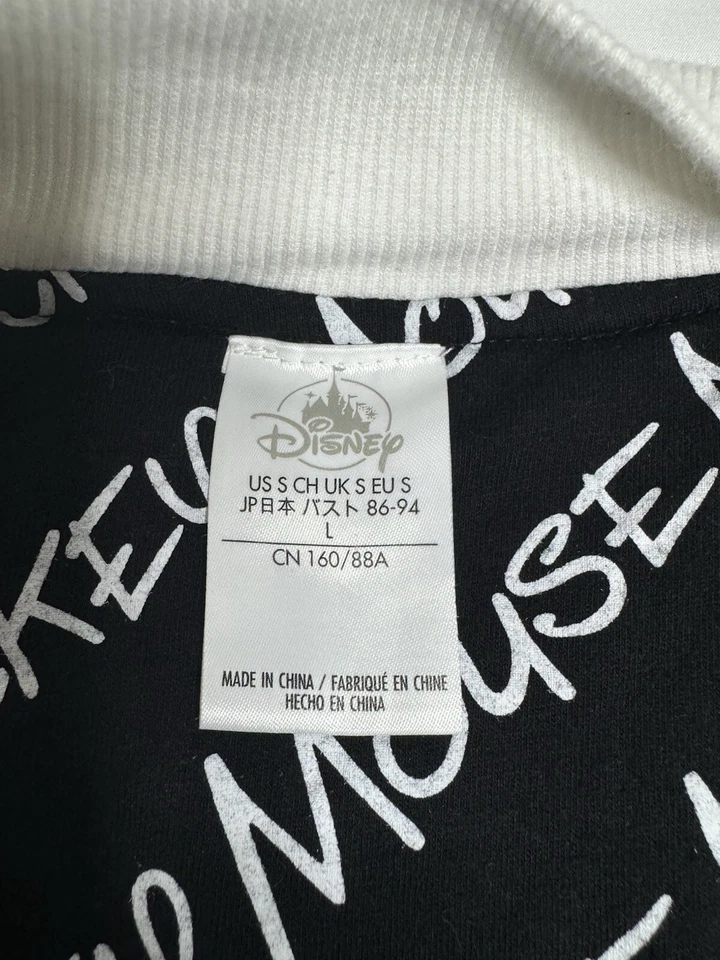 Disney Parks Mickey Mouse Clothes Gloves Shoes Child’s Fleece Zip Jacket Size S - Image 3 of 4