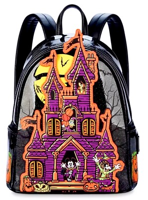 2024 DISNEY LOUNGEFLY MICKEY MOUSE & FRIENDS HALLOWEEN GLOW  display picture 3