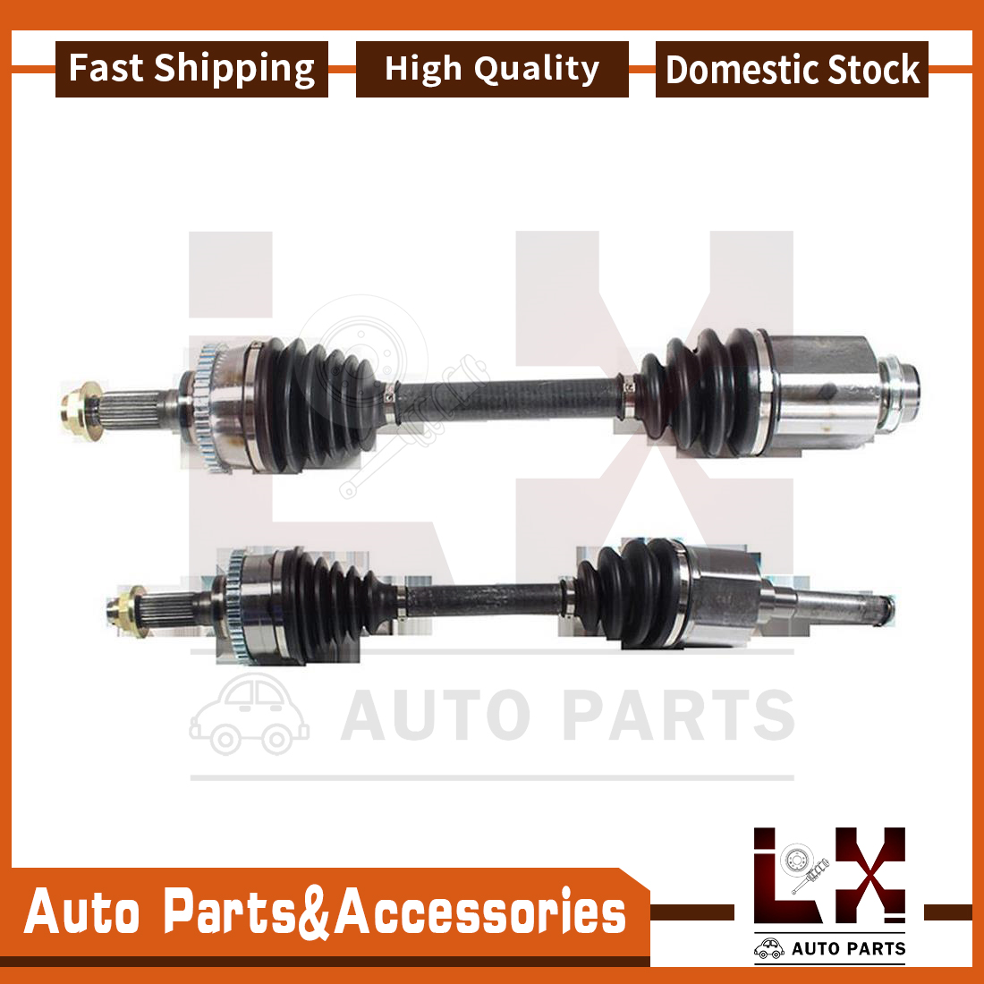 2x Front CV Axle Drive Shaft for MAZDA 626 MX-6 L4 2.0L Automatic