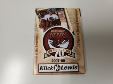 RS20 Hershey Bears 2007/08 Minor Hockey Pocket Schedule - Klick Lewis