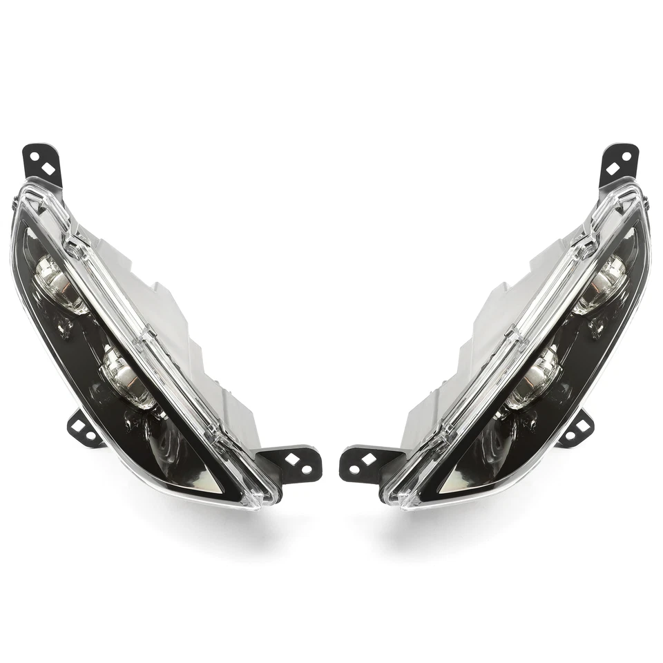 Juego de pares de luces antiniebla LED transparentes izquierda derecha para Chrysler 200 15-17 Foto 3 de 4