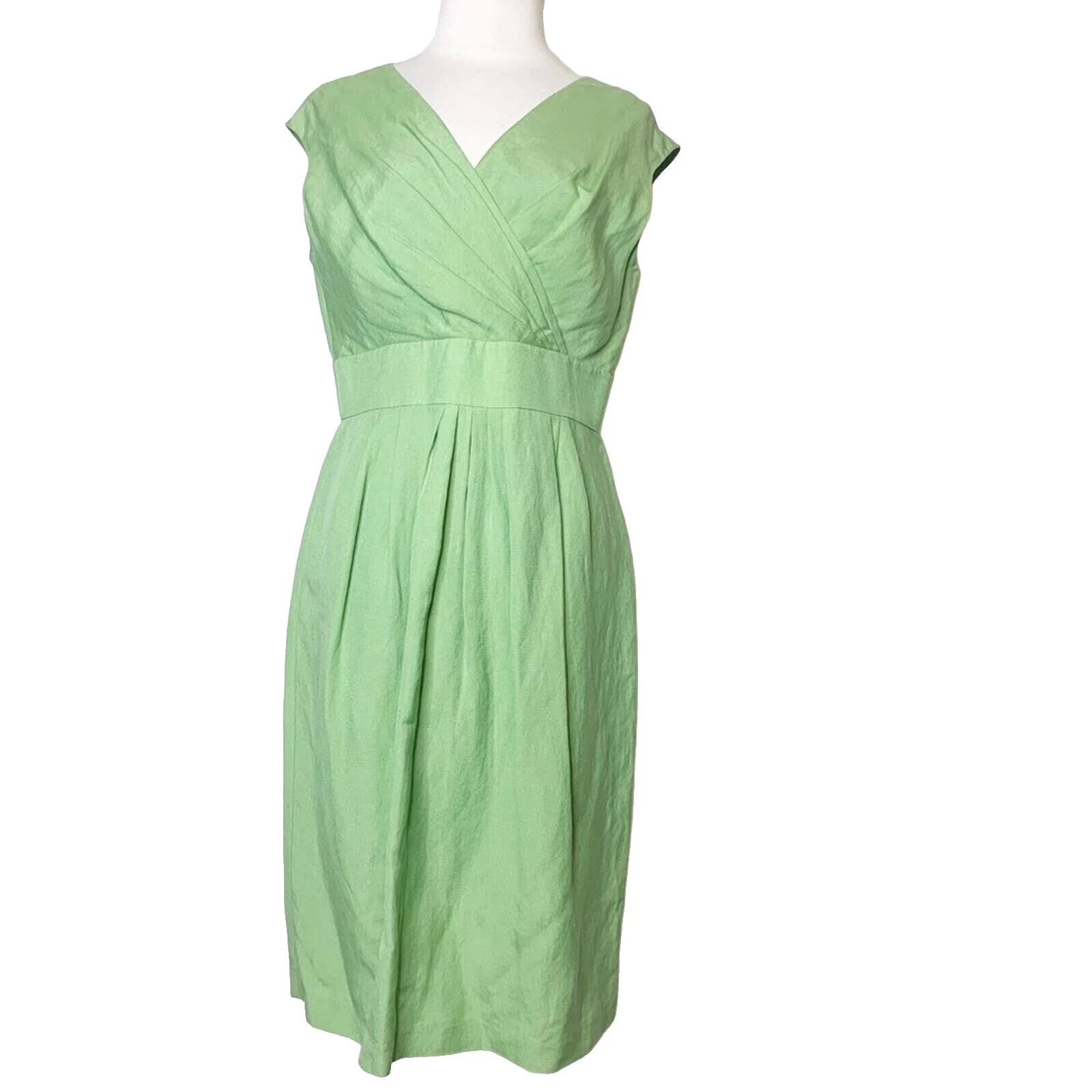 Vaina de lino Lafayette 148 New York vestidos para mujeres