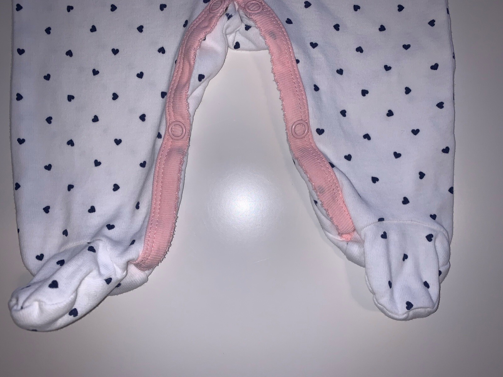 Carter's Valentine Theme Footed Romper / Sleeper Size 3 Months & Bodysuit YAY