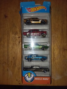 hot wheels muscle mania 5 pack