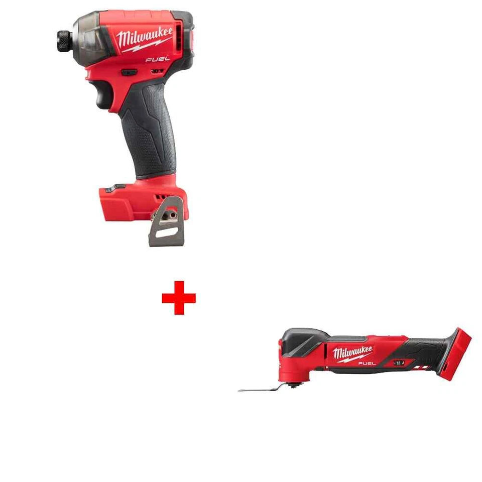 Milwaukee 2760-20 M18 FUEL 1/4" Hydraulic Driver w/ 2836-20 M18 Multi-Tool, Bare