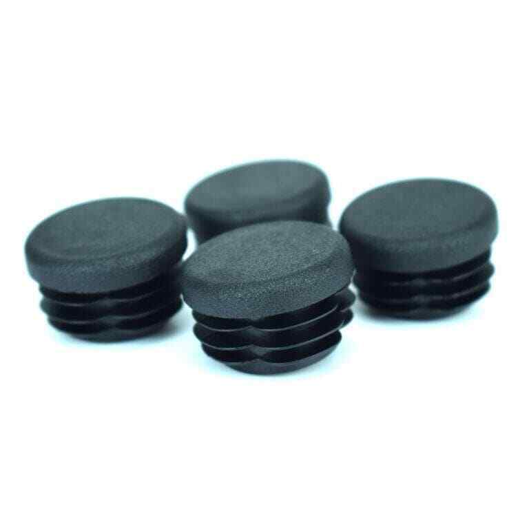 Pyramid Frame End Caps | Matte Black | Ducati Scrambler Icon 2015>Current