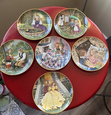 Lot of 6 Kaiser Porcelain W. Germany Fairy Tale-themed collector