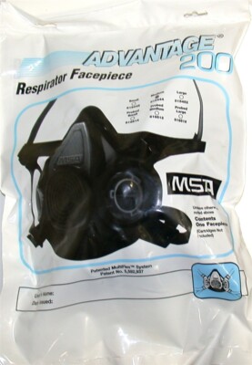 Up to 56 New Advantage 200 MSA Respirator Facepiece 815444