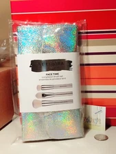 SEPHORA Face Time Complexion HOLOGRAPHIC Highlighter Brush Contour Set W/Case
