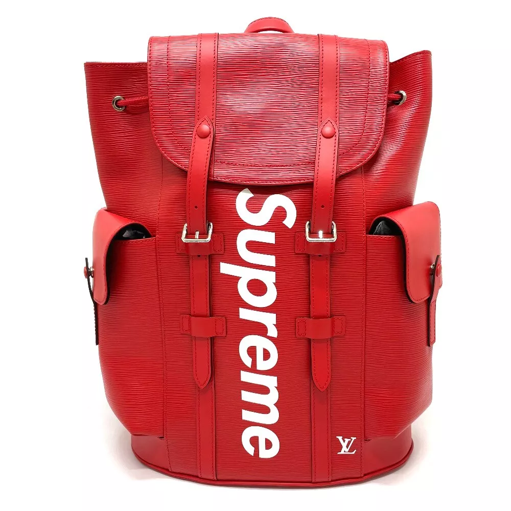 Louis Vuitton x Supreme Christopher Backpack Epi PM Black - US