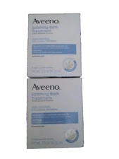 2 Boxes Aveeno Soothing Bath Treatment, 1.5oz (8 Count ea.) 