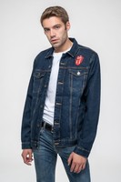 The Rolling Stones Denim Jacke Classic Tongue Band Logo Nue Offiziell Unisex