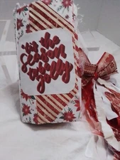Red And White Christmas Junk Journal