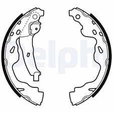 Bremsbackensatz hinten für Opel Agila B H08 | 24540980