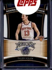 2025-26 Topps Tyler Kolek Marks of Excellence Auto Autograph #ME-TK Knicks