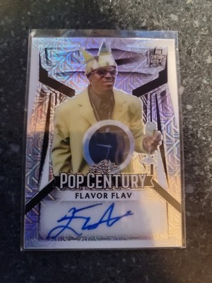 2023 LEAF POP CENTURY FLAVOR FLAV 1ST AUTOGRAPH #BA-FF1 MOJO #ED /10. 26