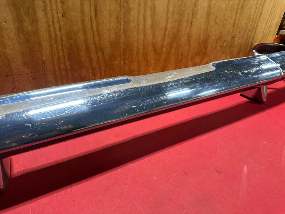 BONITO USADO CHEVROLET IMPALA 1959/PARACHOQUES TRASERO BEL AIR/SOPORTES/GUARDIAS GM Foto 3 de 4