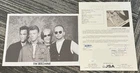 David Bowie Signed Autograph Vintage 1980’s Tin Machine 8x11 Promo Photo JSA LOA