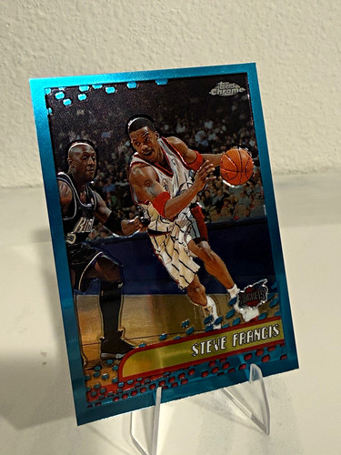 2001 Topps Chrome Steve Francis #100 card