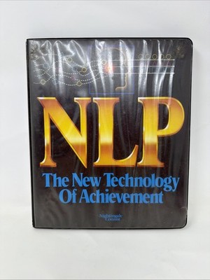 NLP The New Technology Of Achievement Nightingale Conant 6 Cassette Tapes 1991