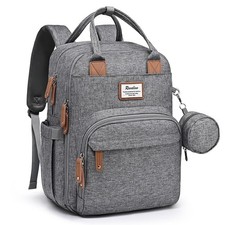 Diaper Bag Backpack-Multifunction Travel Baby Diaper Bag with Changing Pad, I...